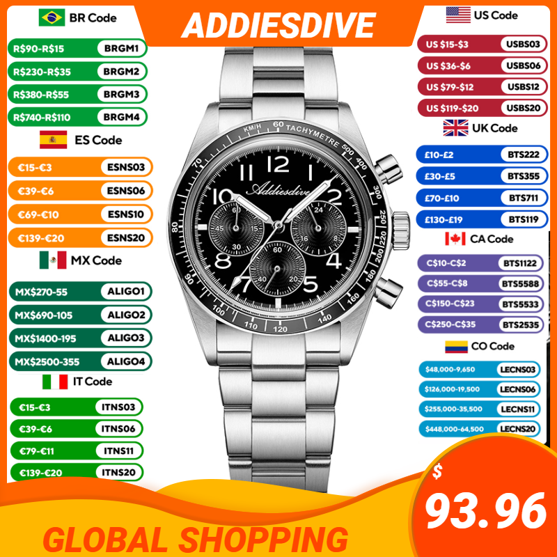 Luxury Watch Second Hand - ADDIESDVIE 2026 Jam Tangan Kronograf Pria