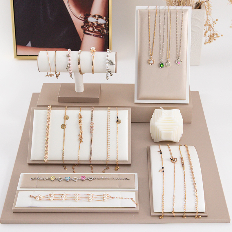 Luxury Watch E Jewellery - Tempat Perhiasan Kulit Mewah Minimalis, Penyangga