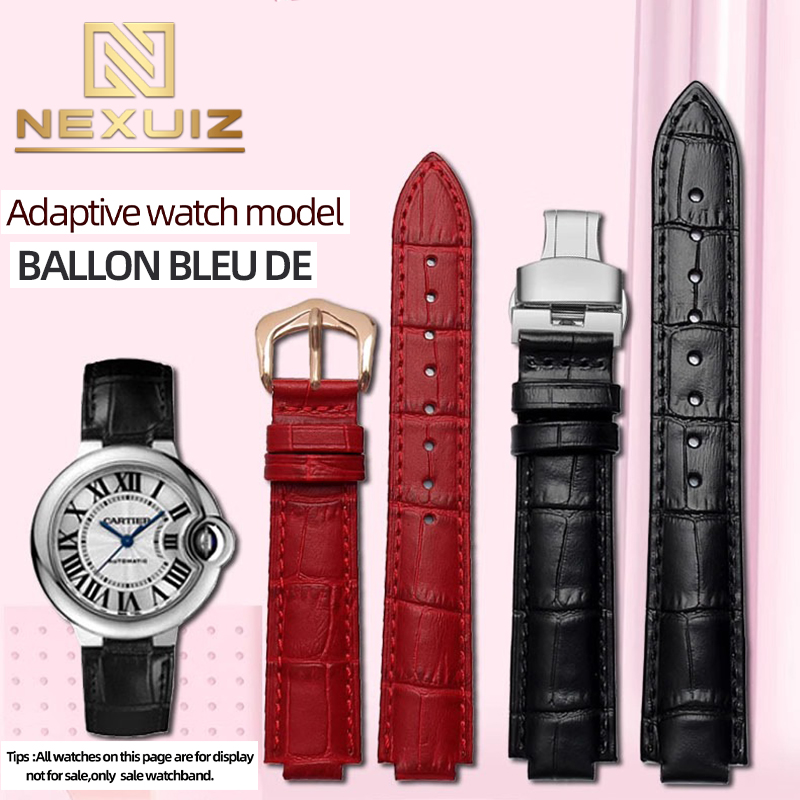Cartier Watch Ballon Bleu - Tali Jam Tangan Kulit untuk BALLON
