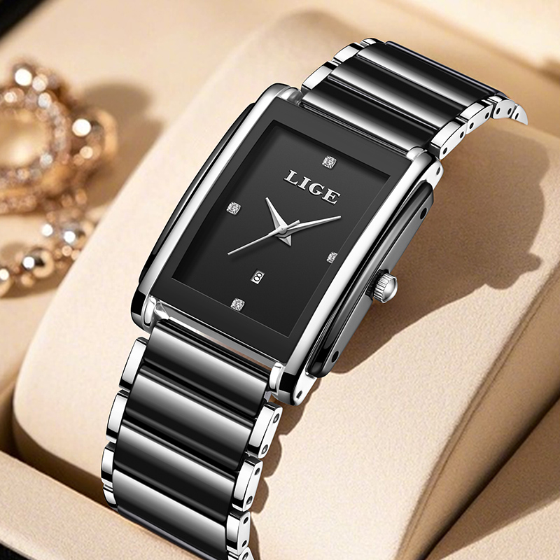 Luxury Watch Packaging Box - LIGE Jam Tangan Wanita Mewah Baru