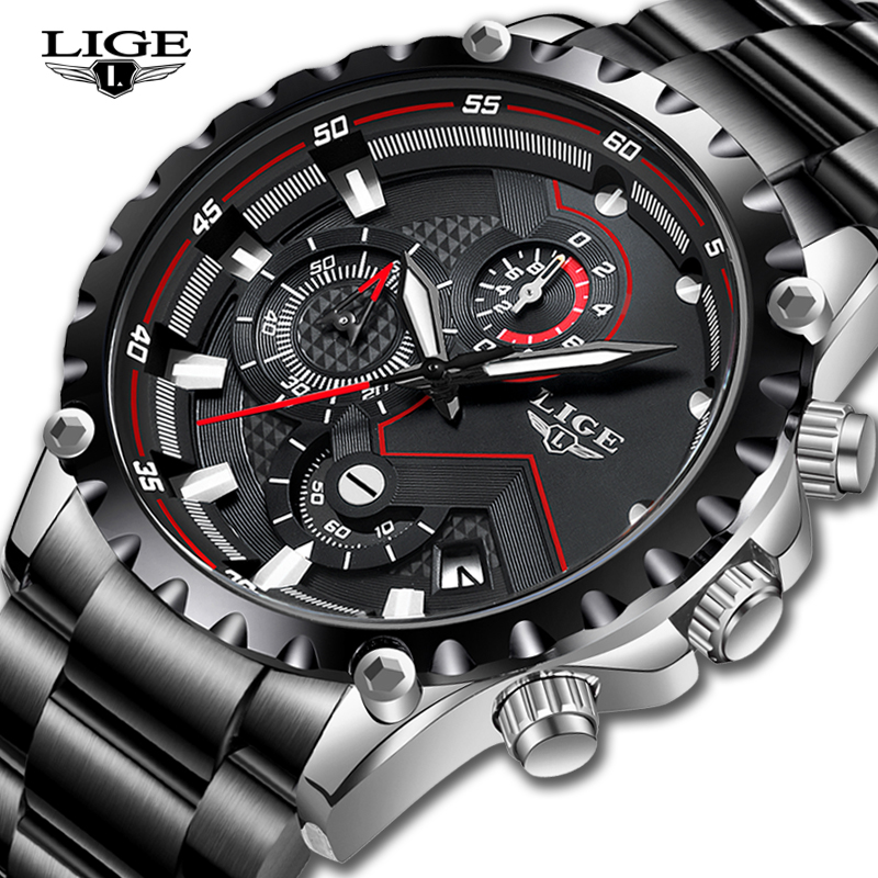 Luxury Watch All Brands - LIGE Jam Tangan Pria Bermerek Mewah