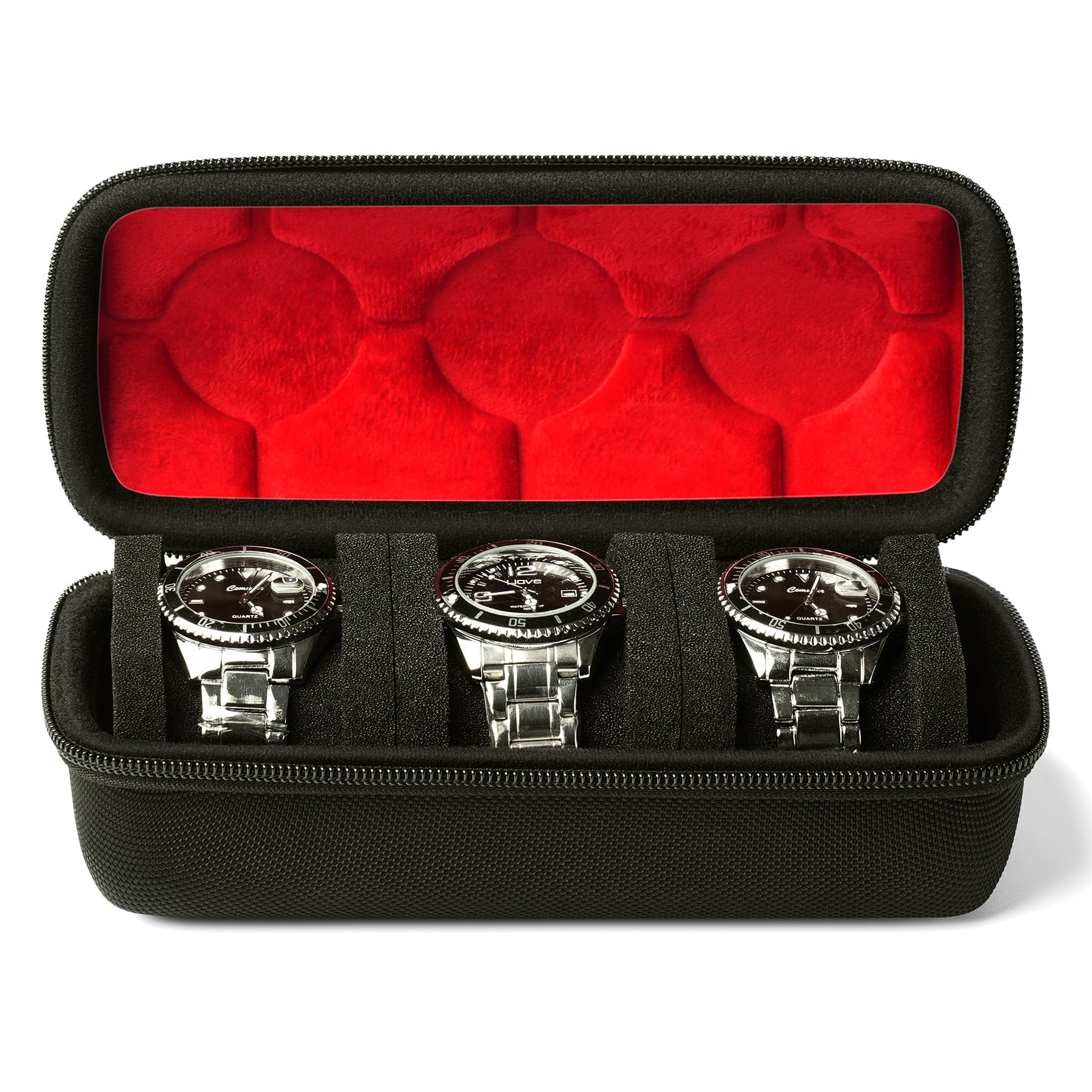 Luxury Watch Travel Case - Kotak Perjalanan Jam Tangan 2/3/5 Slot,