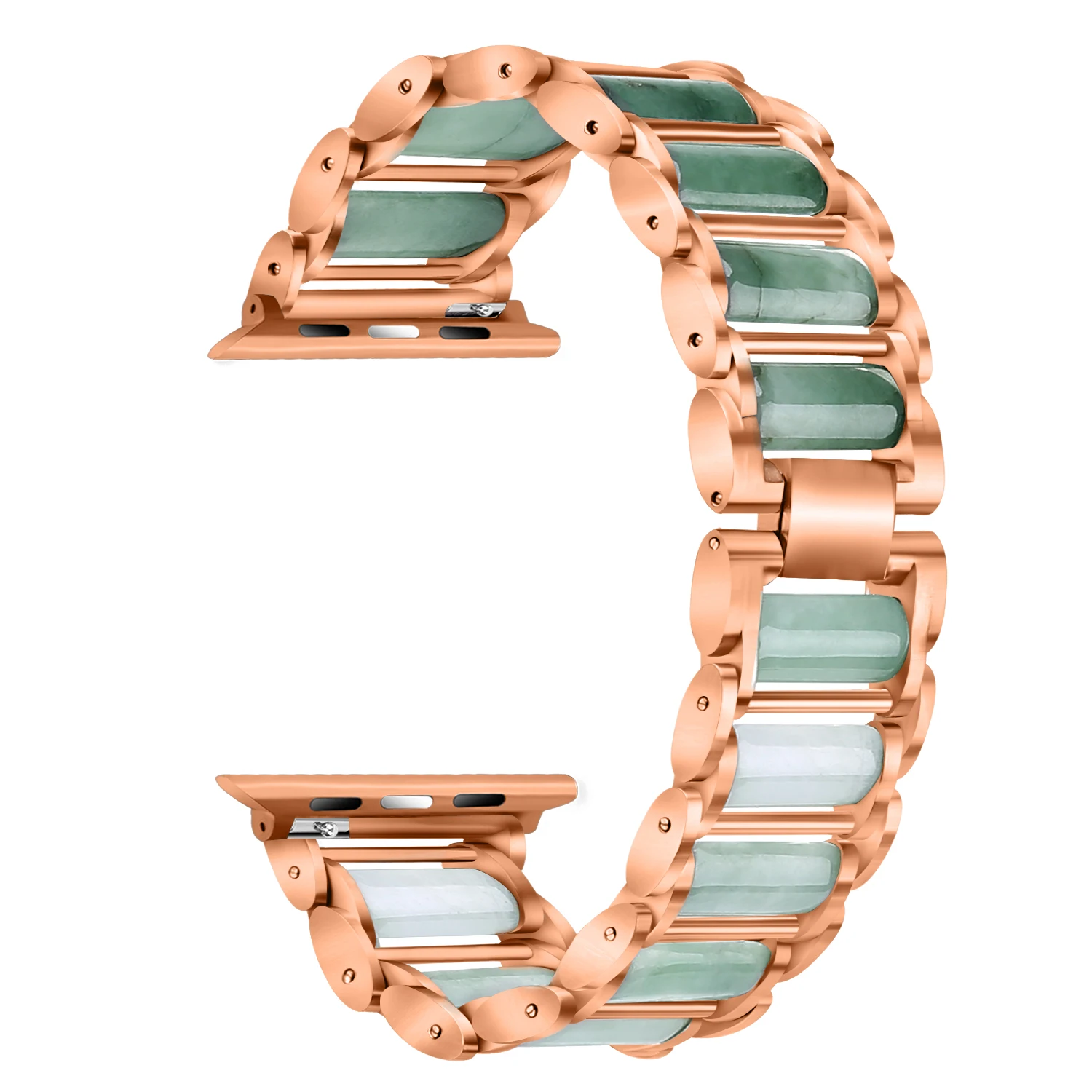 Luxury Watch E Jewellery - Perhiasan Zamrud + Tali Logam untuk