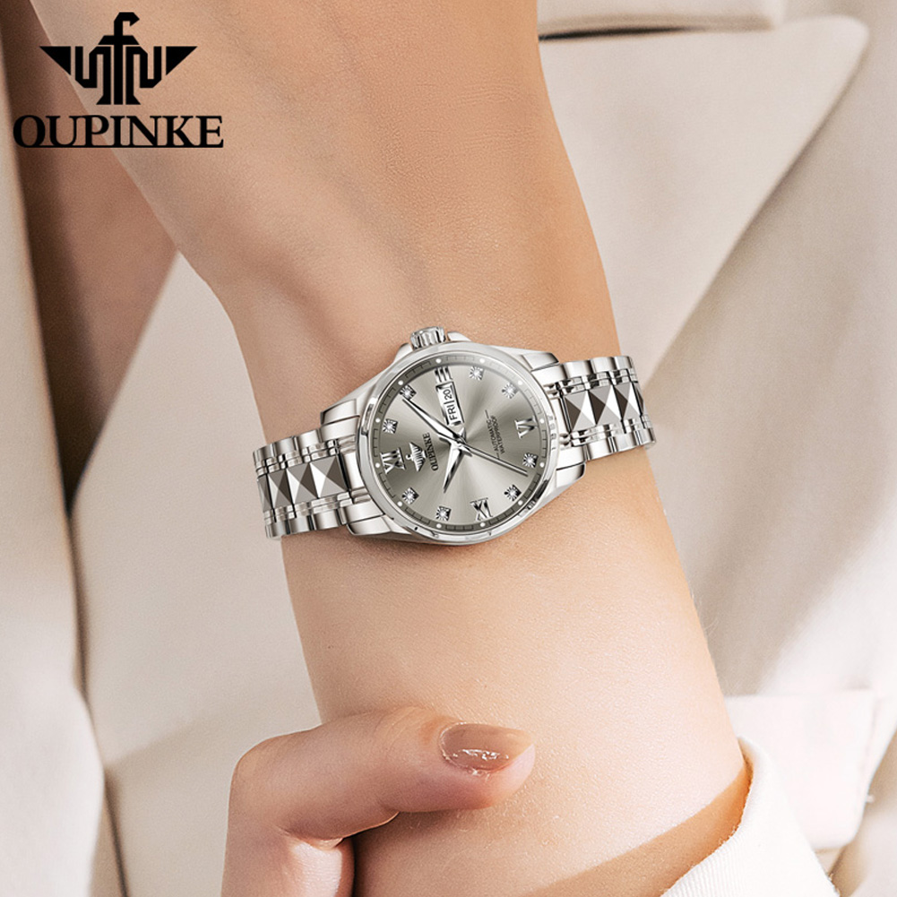 OUPINKE 3262 Jam Tangan Wanita - Sapphire Crystal Display ulasan dan harga