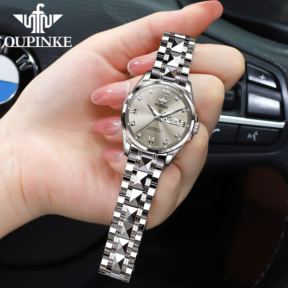 OUPINKE 3262 Jam Tangan Wanita - Sapphire Crystal Display ulasan dan harga