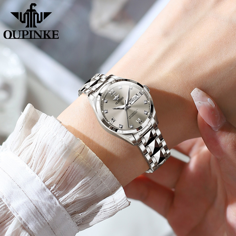 OUPINKE 3262 Jam Tangan Wanita - Sapphire Crystal Display ulasan dan harga