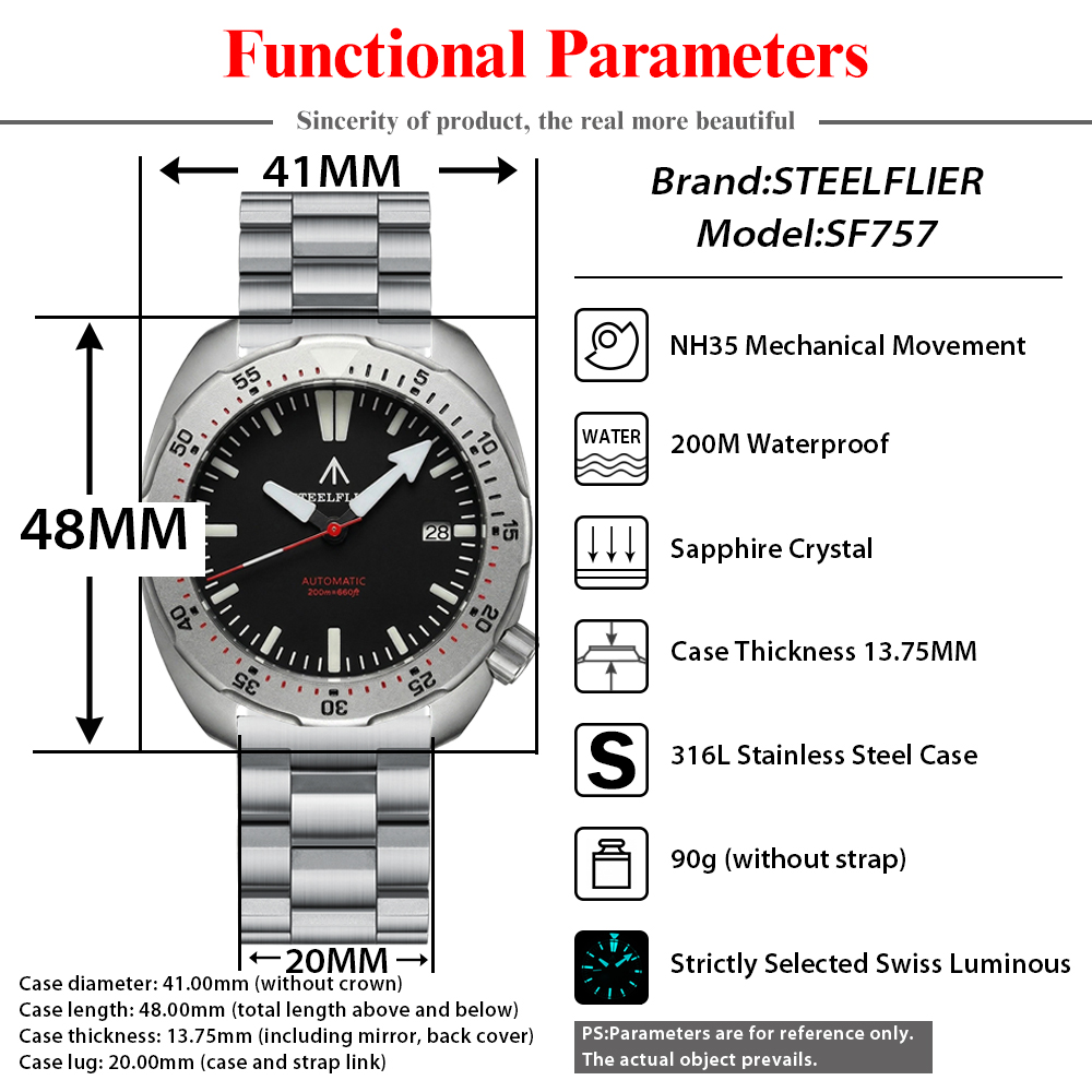 Jam Tangan Pria STEELFLIER SF7 - Luxury Watch Second Hand ulasan dan harga