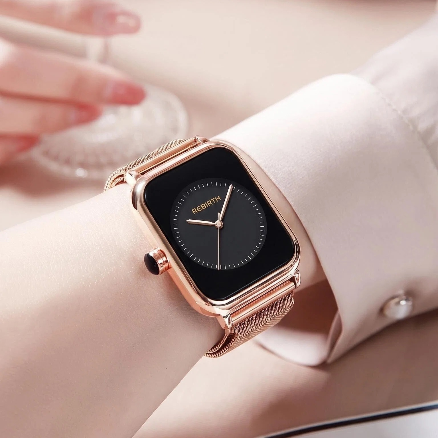 Jam Tangan Wanita Mewah Ringan - Luxury Watch Black ulasan dan harga