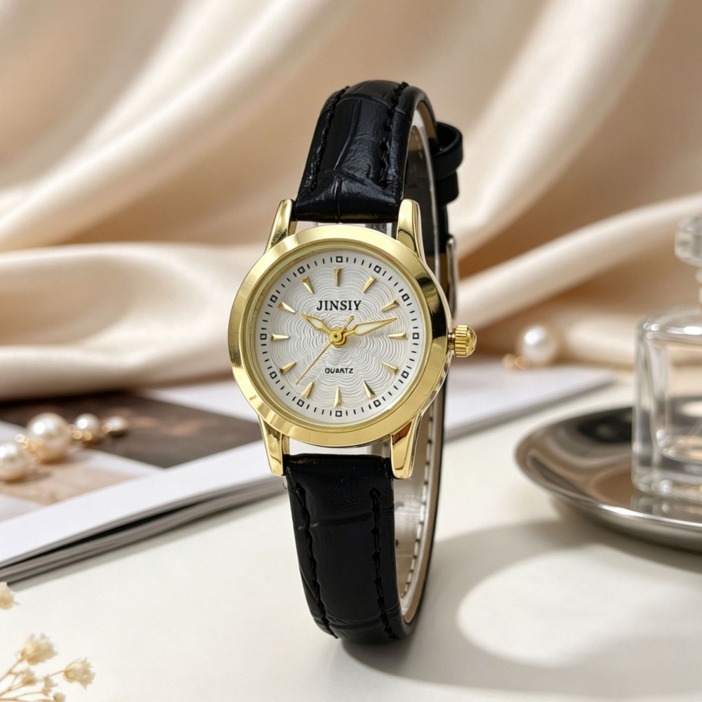 Jam Tangan Quartz Tali Kulit F - Luxury Watch With Leather Strap ulasan dan harga