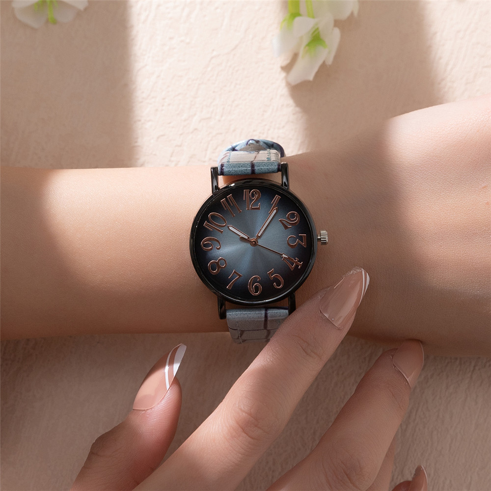 Jam tangan wanita, jam tangan  - Luxury Watch With Leather Strap ulasan dan harga