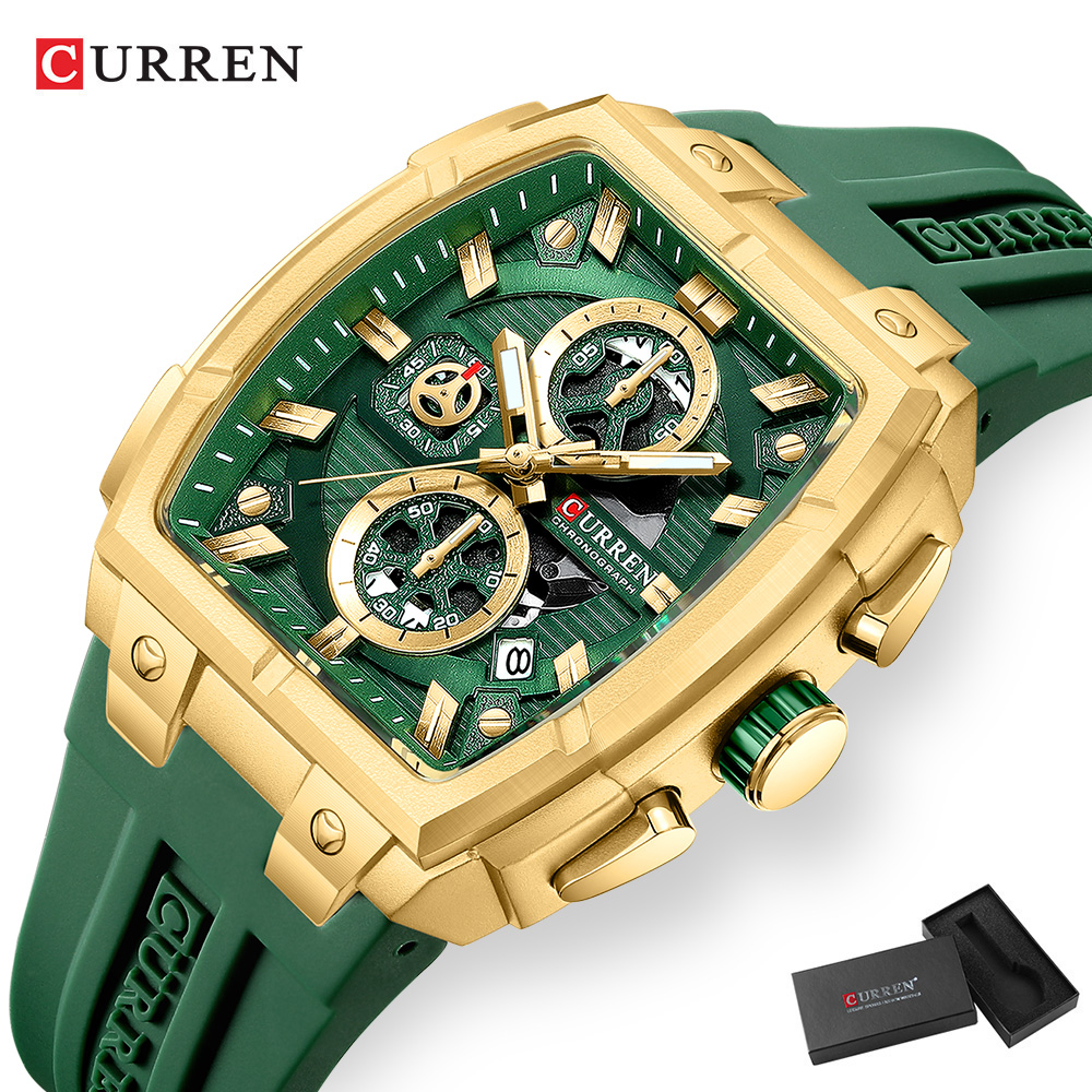 Jam Tangan Mewah Vintage CURRE - Luxury Watch Men ulasan dan harga