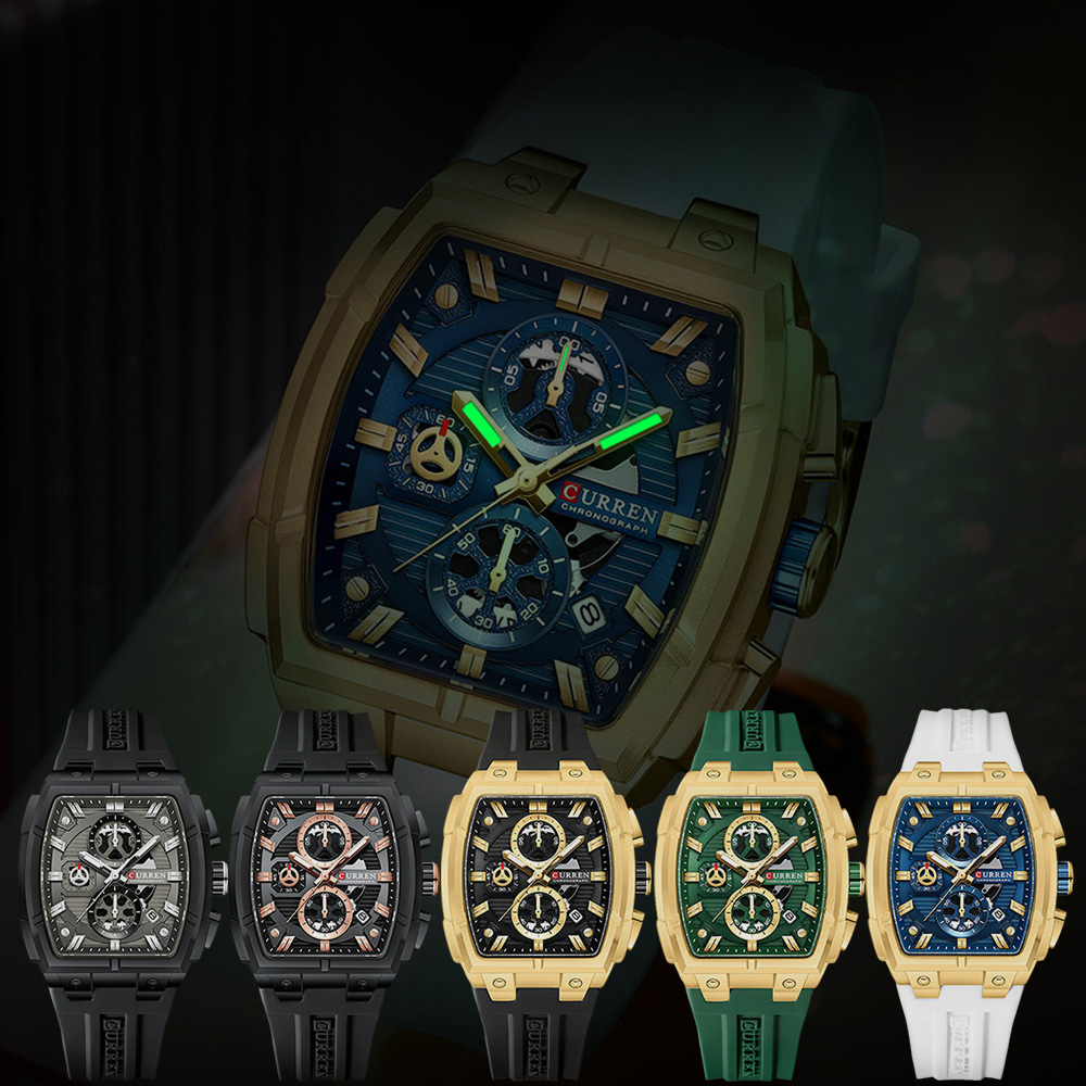 Jam Tangan Mewah Vintage CURRE - Luxury Watch Men ulasan dan harga
