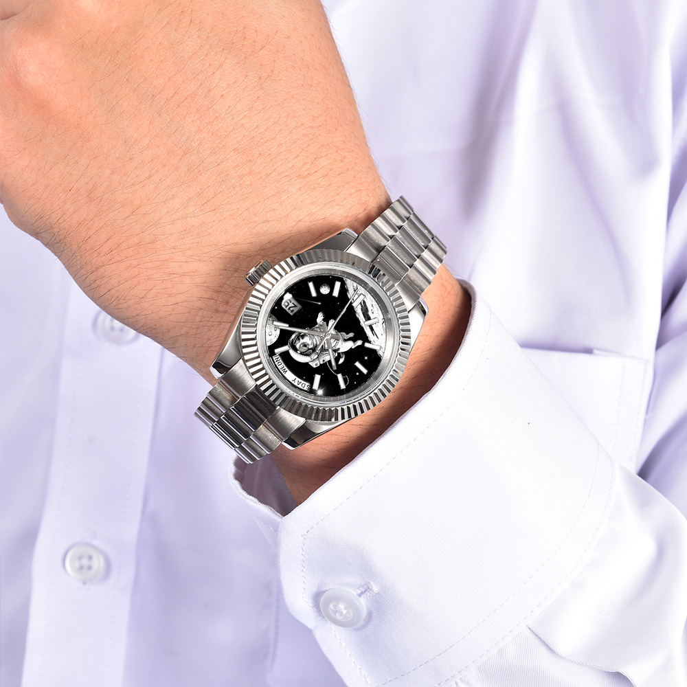 Jam Tangan Pria Kreatif 40mm/3 - Sapphire Crystal Display ulasan dan harga