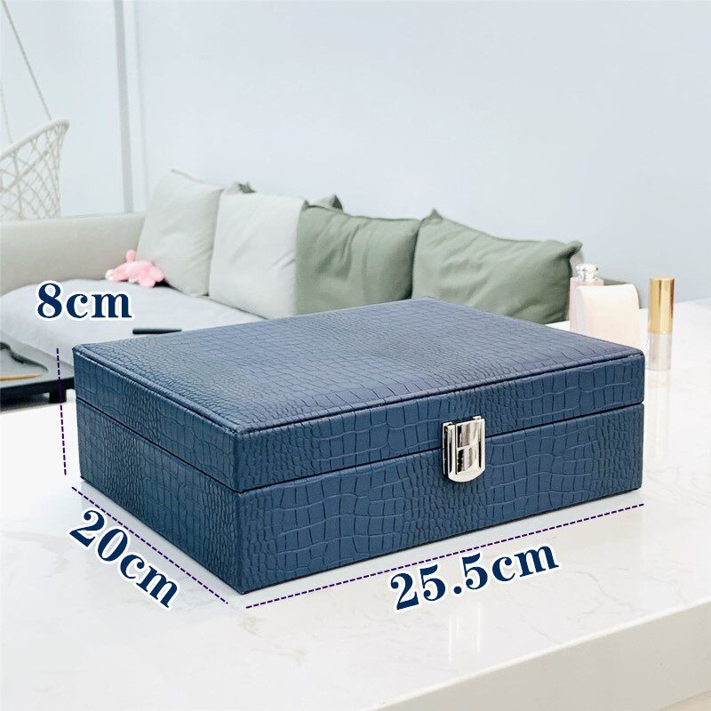 Kotak Perhiasan Portabel Kulit - Luxury Watch E Jewellery ulasan dan harga