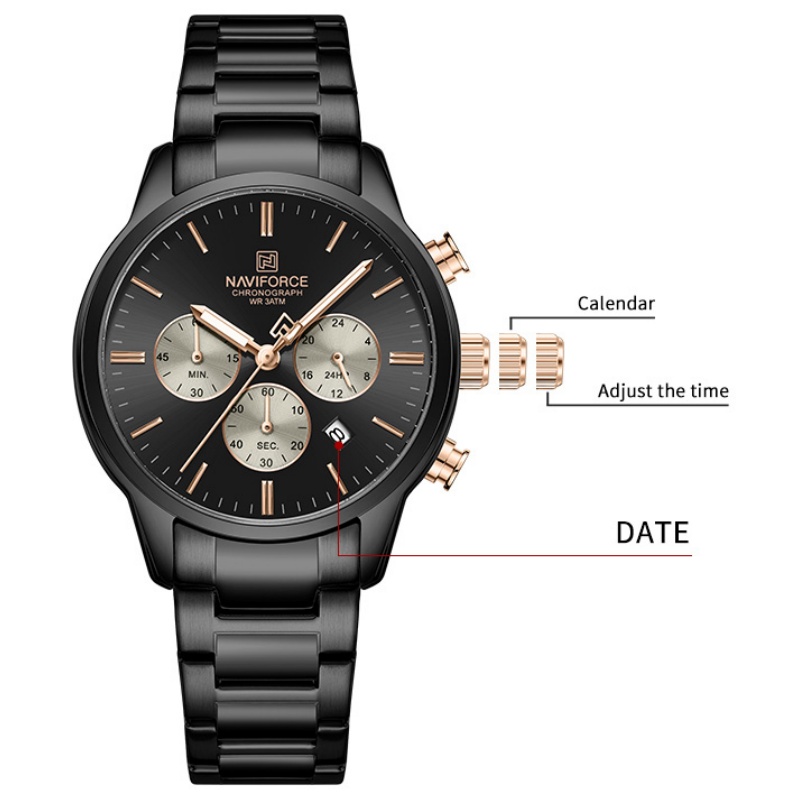 Jam Tangan Pria NAVIFORCE Quar - Luxury Watch Men ulasan dan harga
