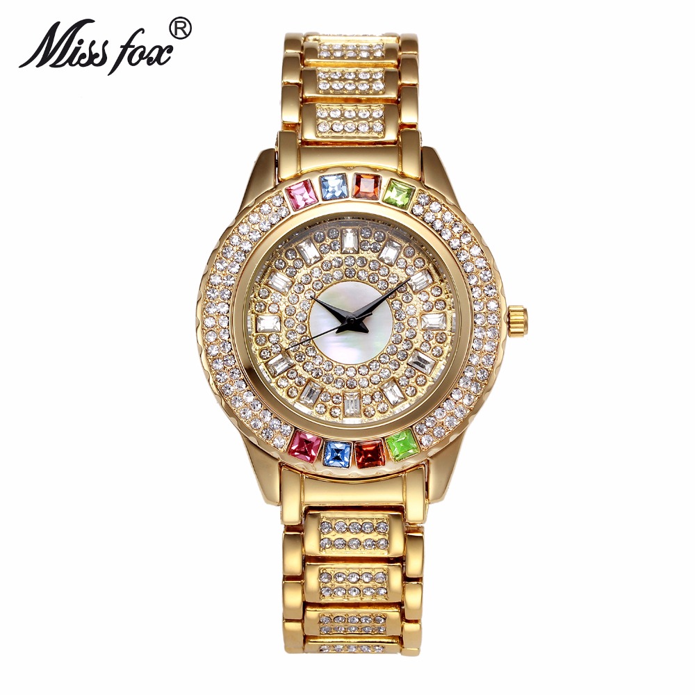 Jam Tangan Pesta Emas Wanita M - Luxury Watch In China ulasan dan harga