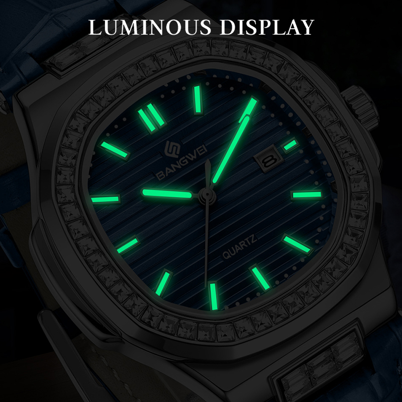 BANGWEI Jam Tangan Pria Bermer - Luxury Watch Holder For Men ulasan dan harga