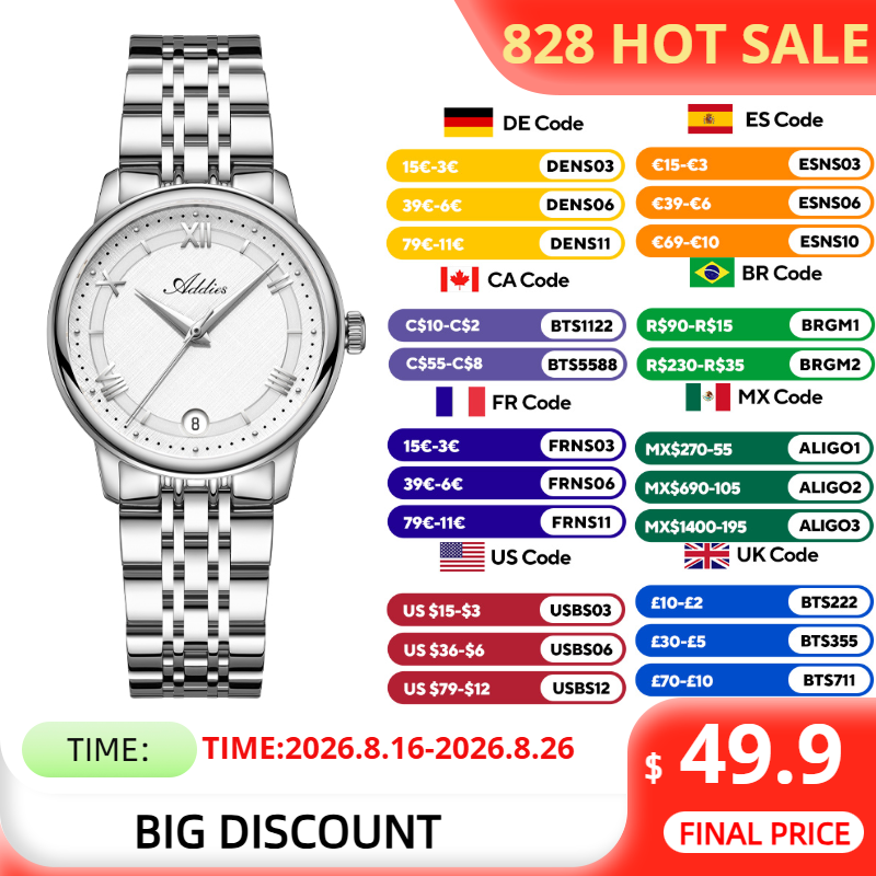 ADDIES Jam Tangan Kuarsa Wanit - Luxury Watch All Brands ulasan dan harga