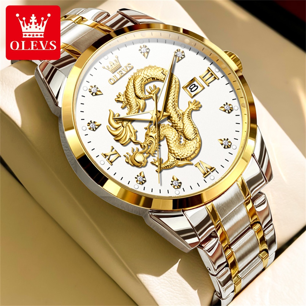 OLEVS Jam Tangan Kuarsa Dial N - Luxury Watch In China ulasan dan harga