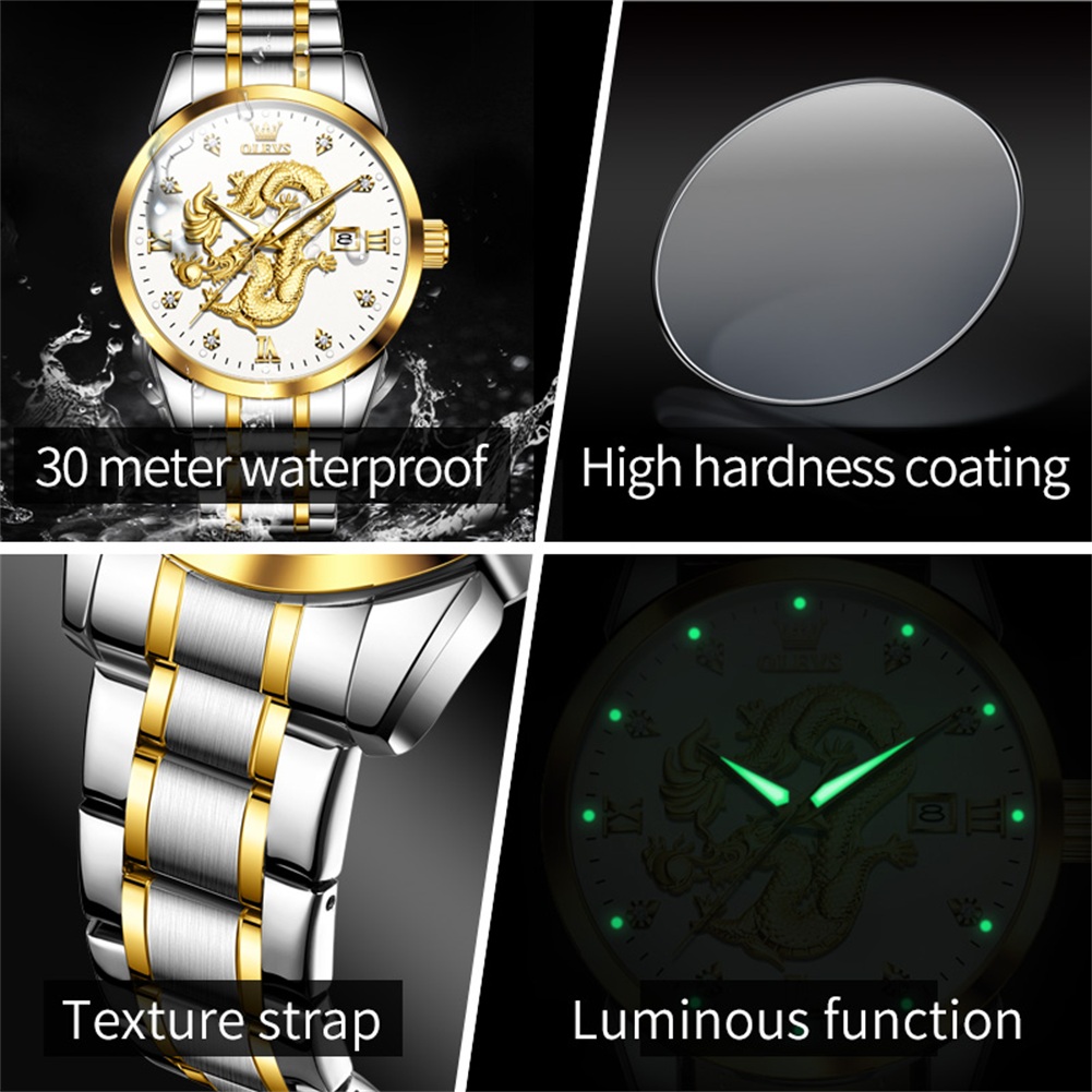 OLEVS Jam Tangan Kuarsa Dial N - Luxury Watch In China ulasan dan harga