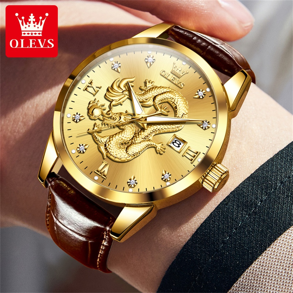 Jam Tangan Pria OLEVS Top Bran - Luxury Watch In China ulasan dan harga