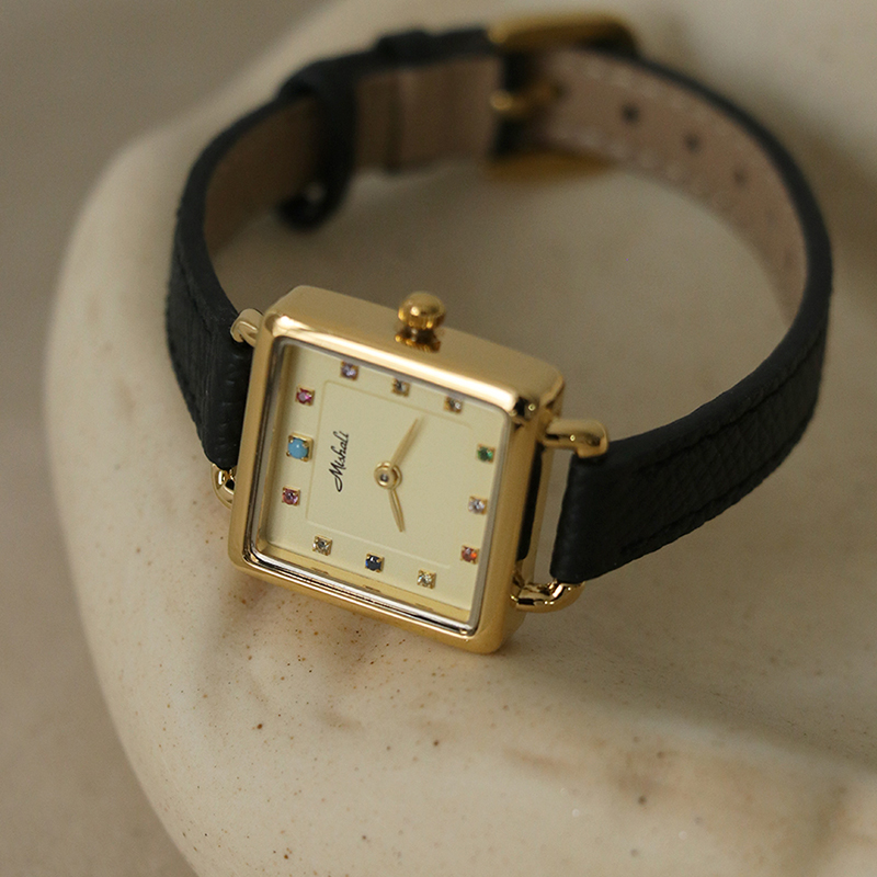Jam Tangan Wanita Asli, Gaya P - Luxury Watch With Leather Strap ulasan dan harga