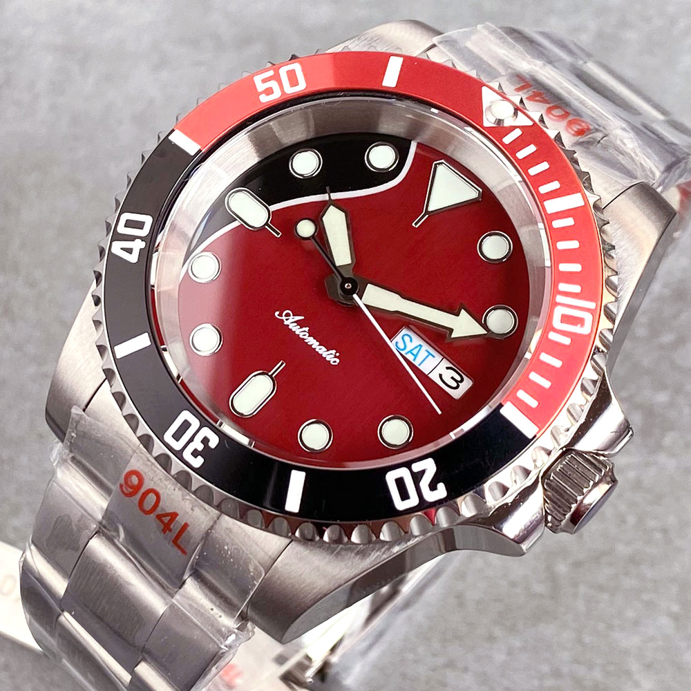 Jam Tangan Mekanik Pria Custom - Sapphire Crystal Display ulasan dan harga