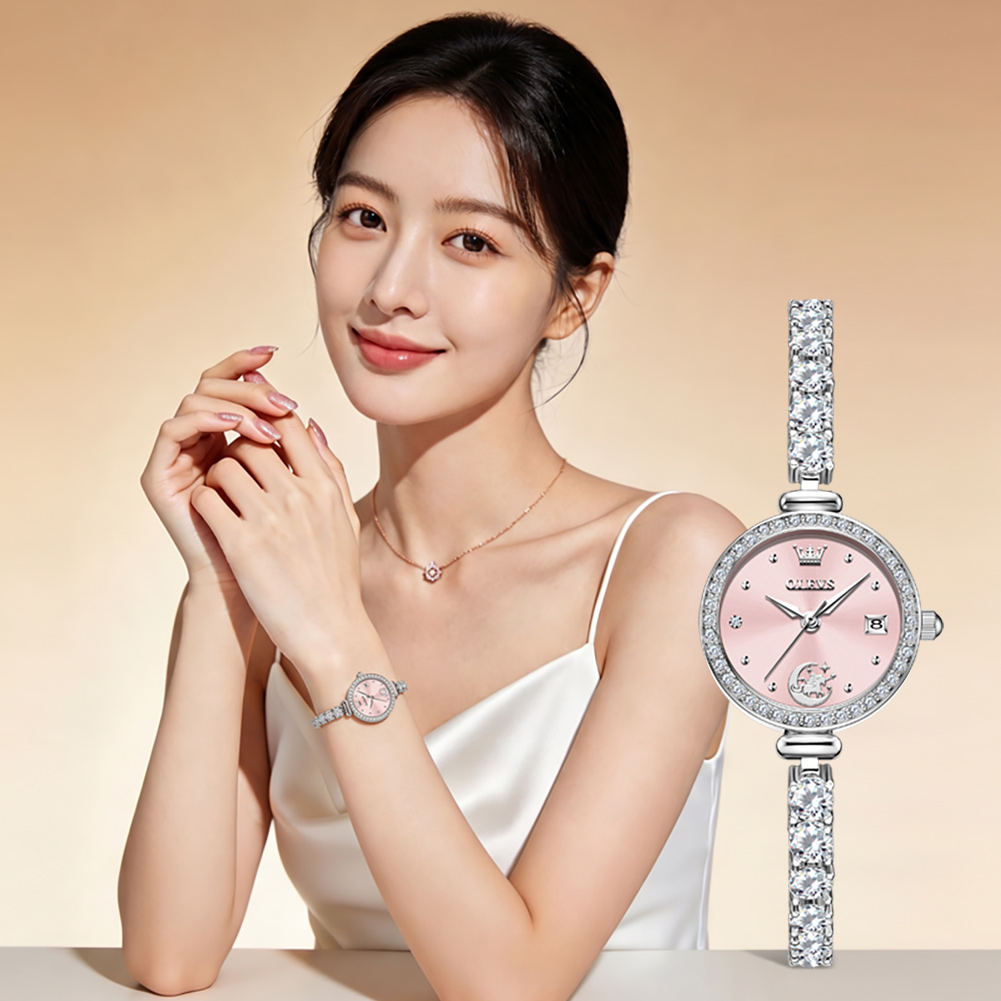 OLEVS Jam Tangan Wanita Asli M - Luxury Watch E Jewellery ulasan dan harga