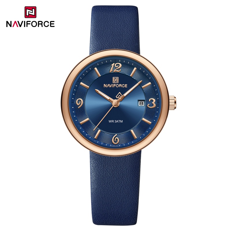 NAVIFORCE Jam Tangan Kuarsa Ha - Luxury Watch Black ulasan dan harga