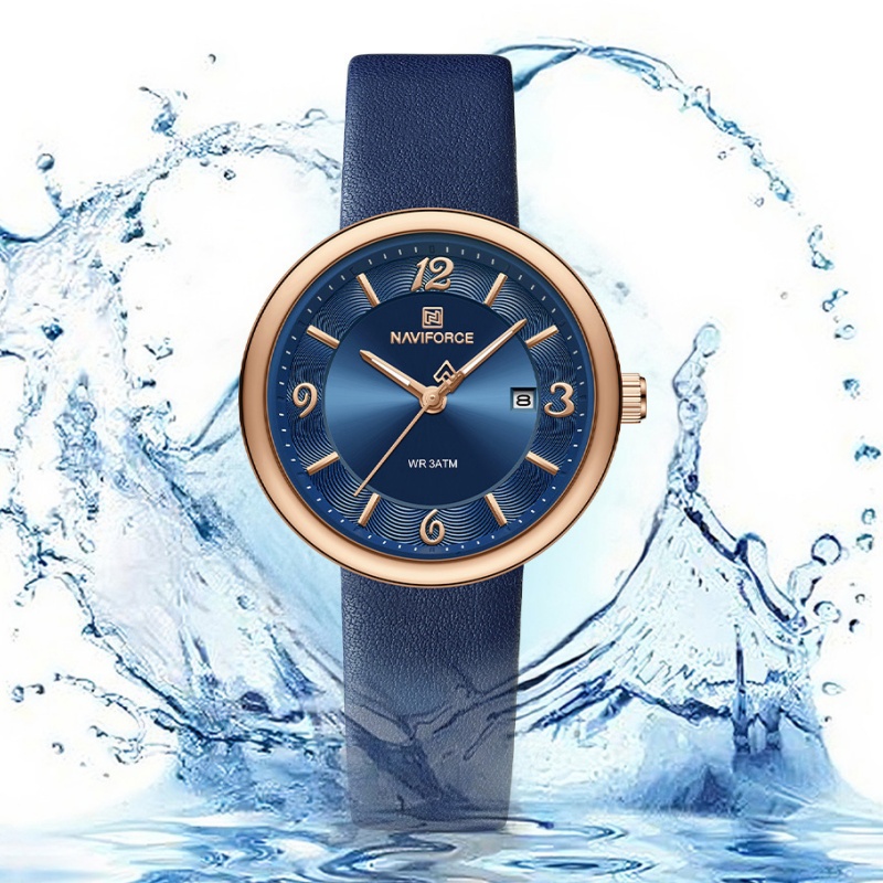 NAVIFORCE Jam Tangan Kuarsa Ha - Luxury Watch Black ulasan dan harga