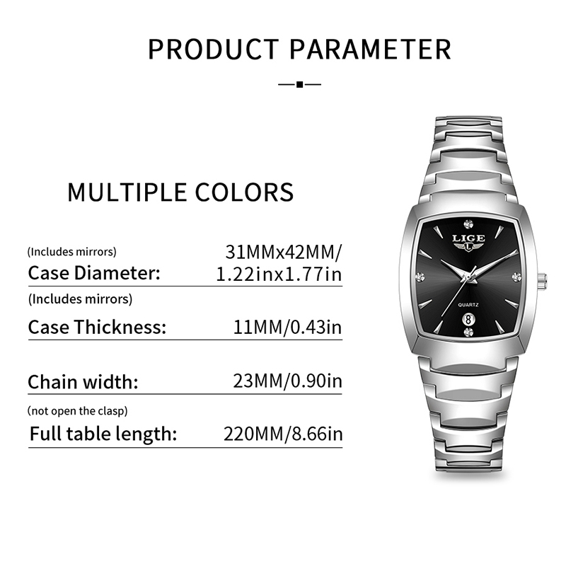 LIGE Jam Tangan Wanita Bisnis  - Luxury Watch Female ulasan dan harga