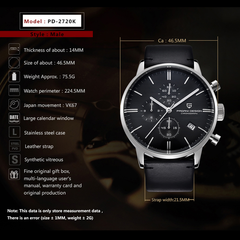 Jam Tangan Mewah Pria Merk PAG - Luxury Watch Holder For Men ulasan dan harga