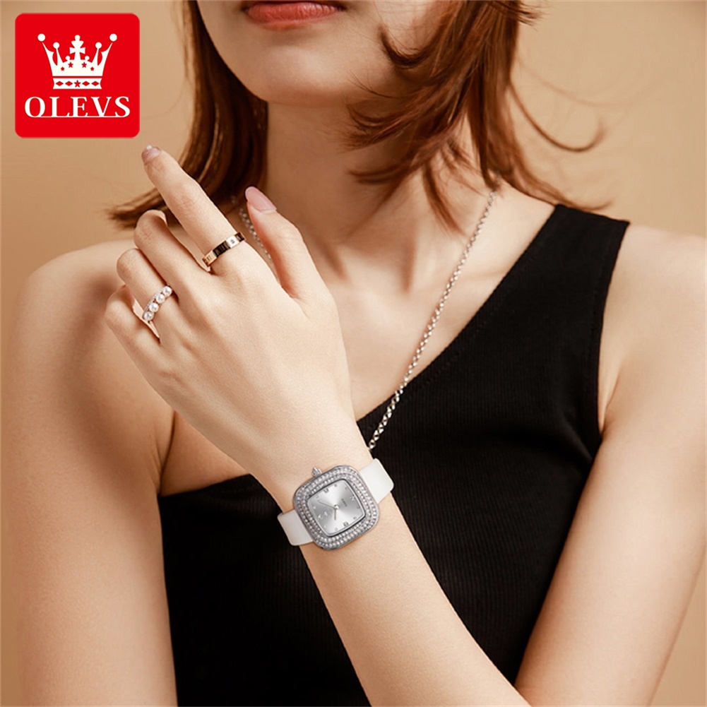 OLEVS 5512 Jam Tangan Kuarsa W - Luxury Watch With Leather Strap ulasan dan harga