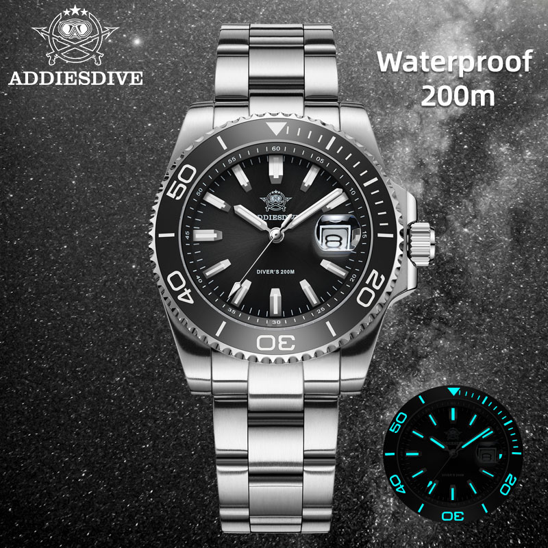 ADDIESDIVE Jam Tangan Menyelam - Cloisonne Enamel Dial ulasan dan harga