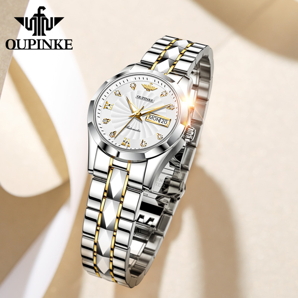 OUPINKE 3169 Jam Tangan Wanita - Sapphire Crystal Display ulasan dan harga