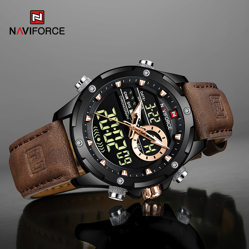 Jam Tangan Pria NAVIFORCE Baru - Luxury Watch Holder For Men ulasan dan harga