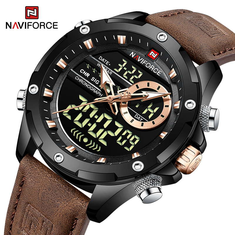 Jam Tangan Pria NAVIFORCE Baru - Luxury Watch Holder For Men ulasan dan harga