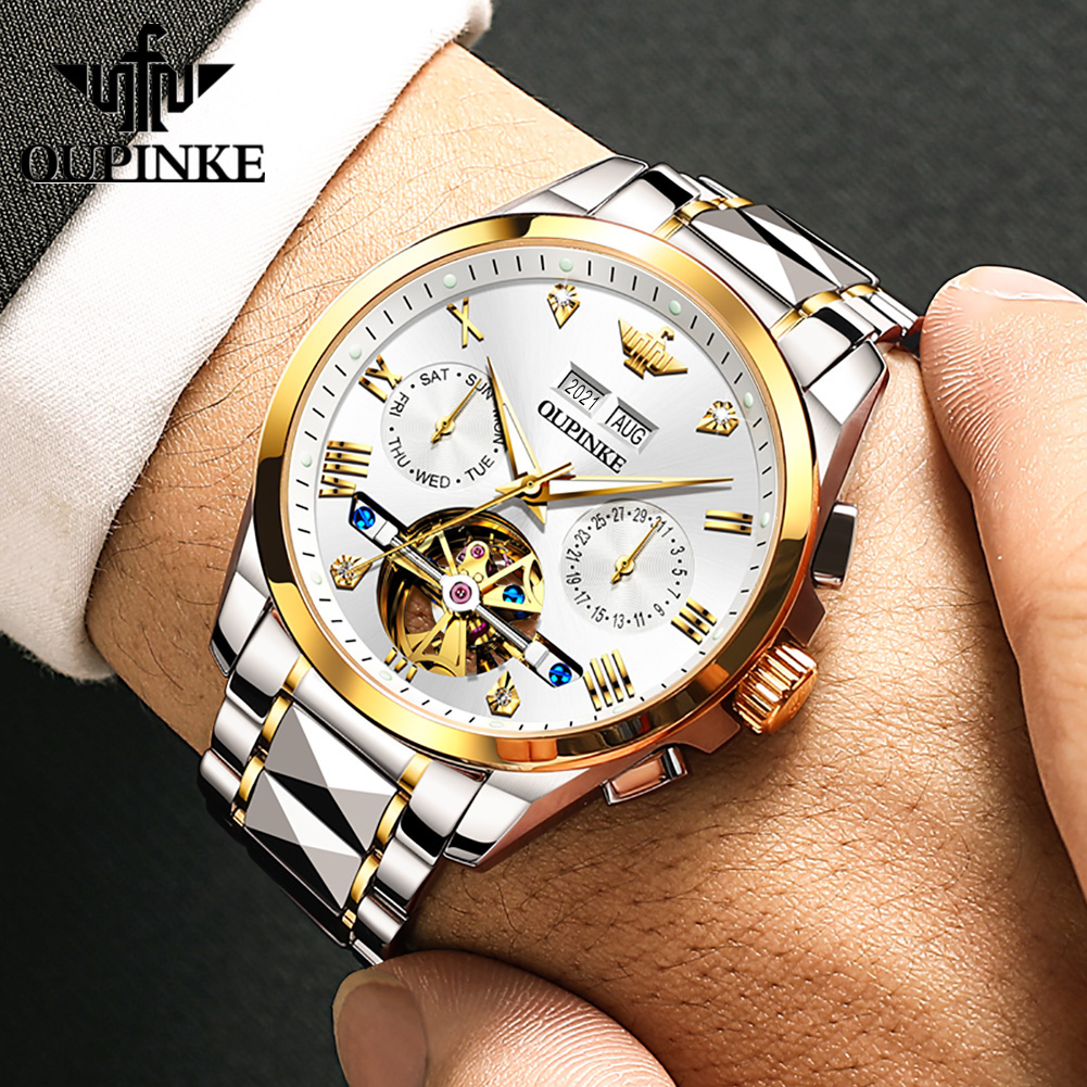 Jam Tangan Pria OUPINKE 3186 O - Luxury Watch All Brands ulasan dan harga