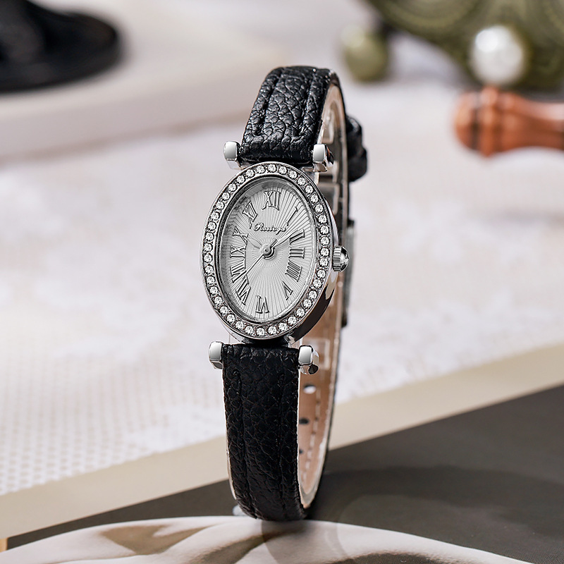 Jam Tangan Mewah Wanita Fashio - Luxury Watch With Leather Strap ulasan dan harga