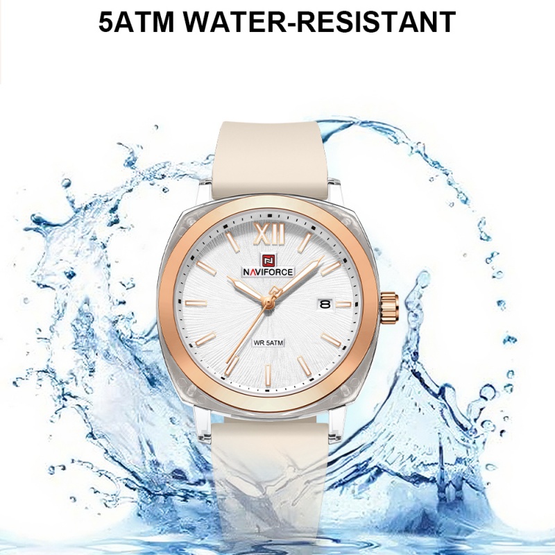 NAVIFORCE Jam Tangan Kuarsa Kr - Luxury Watch Black ulasan dan harga