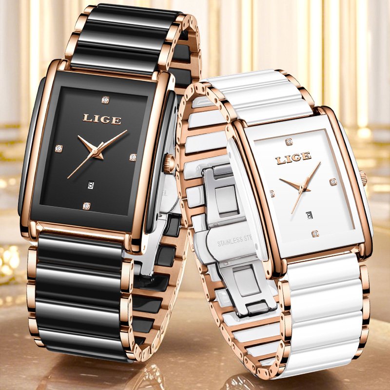 LIGE Jam Tangan Wanita Elegan  - Luxury Watch Packaging Box ulasan dan harga