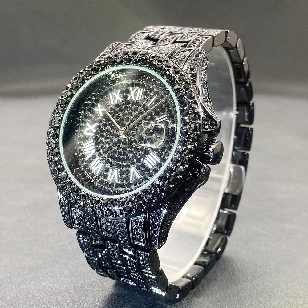 Jam Tangan Pria Besar Warna Em - Luxury Watch Black ulasan dan harga