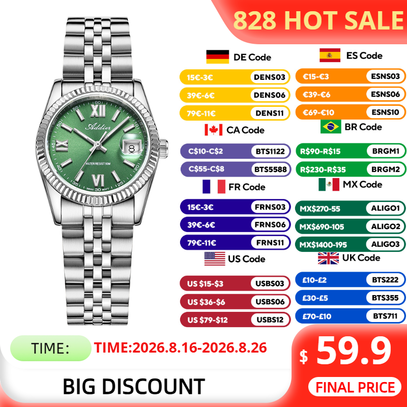 ADDIES Jam Tangan Wanita Berca - Luxury Watch All Brands ulasan dan harga