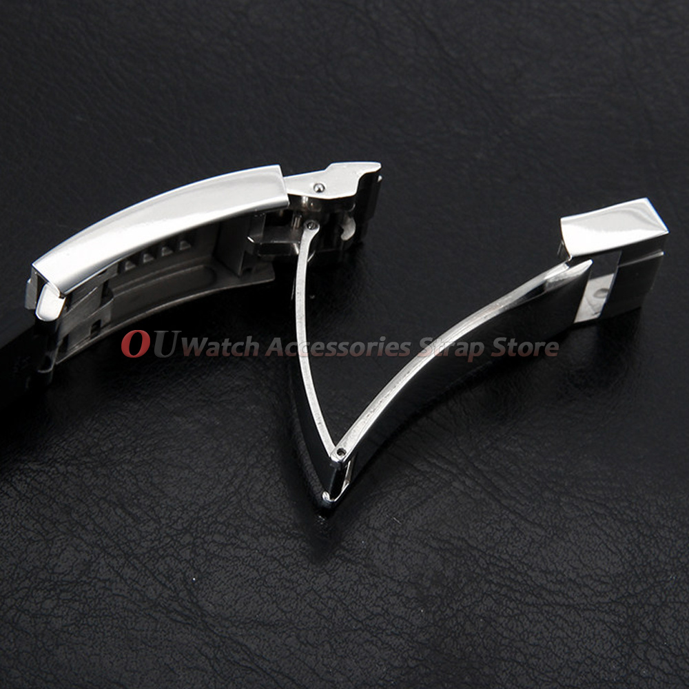 Gesper Lipat Baja Tahan Karat  - Luxury Watch Black ulasan dan harga