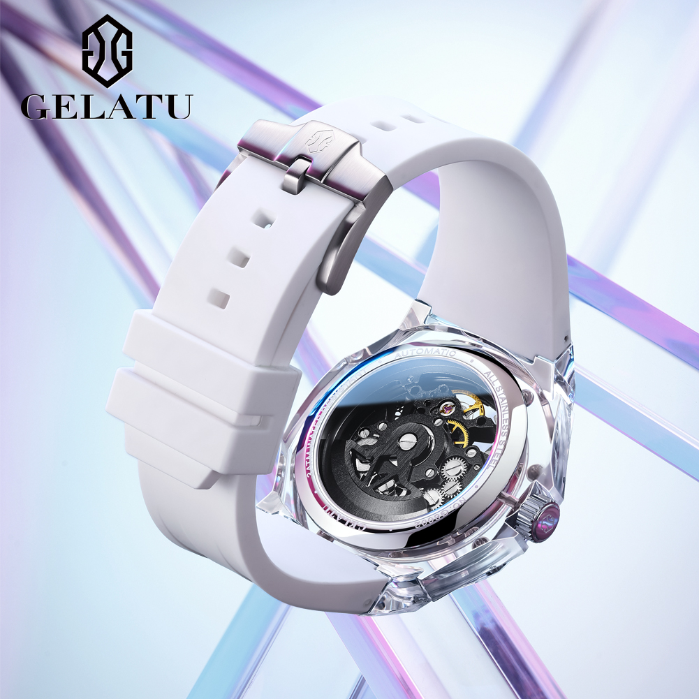 Jam Tangan Pria Mekanik Otomat - Luxury Watch With Leather Strap ulasan dan harga
