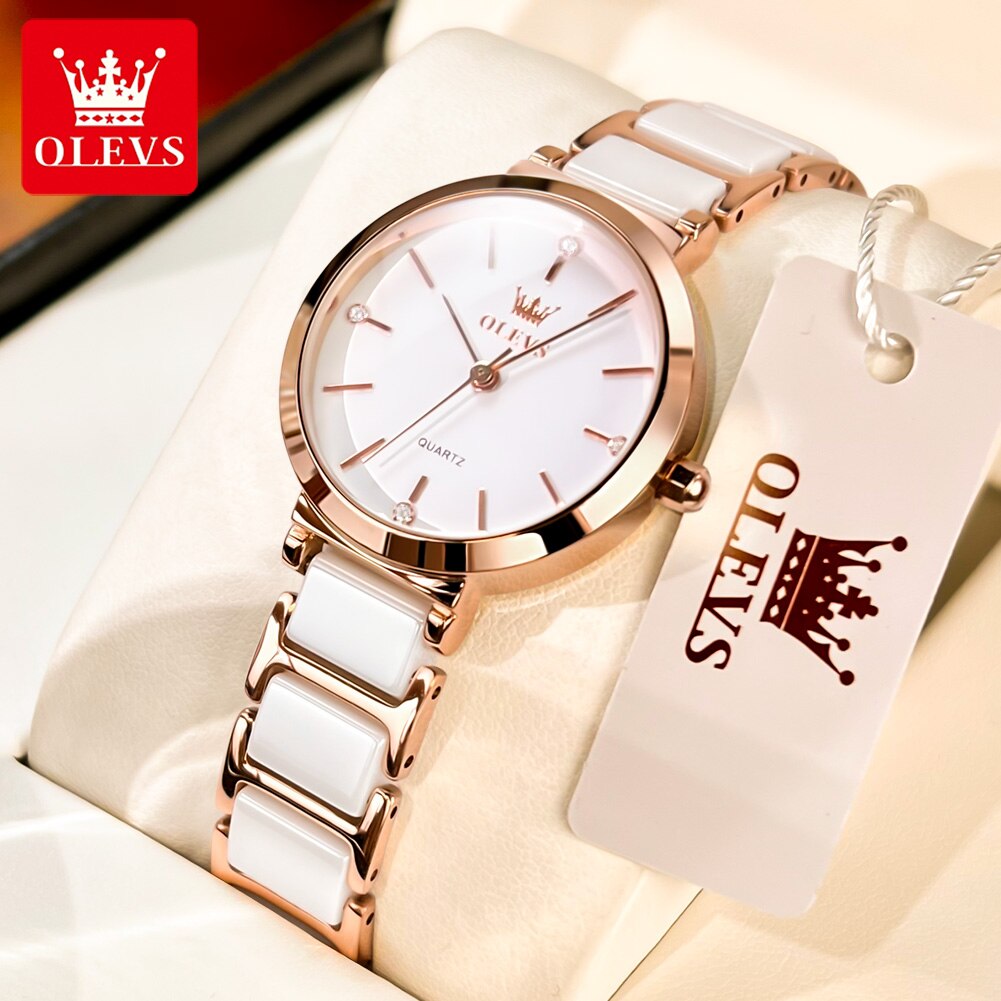 OLEVS jam tangan kuarsa untuk  - Luxury Watch Female ulasan dan harga