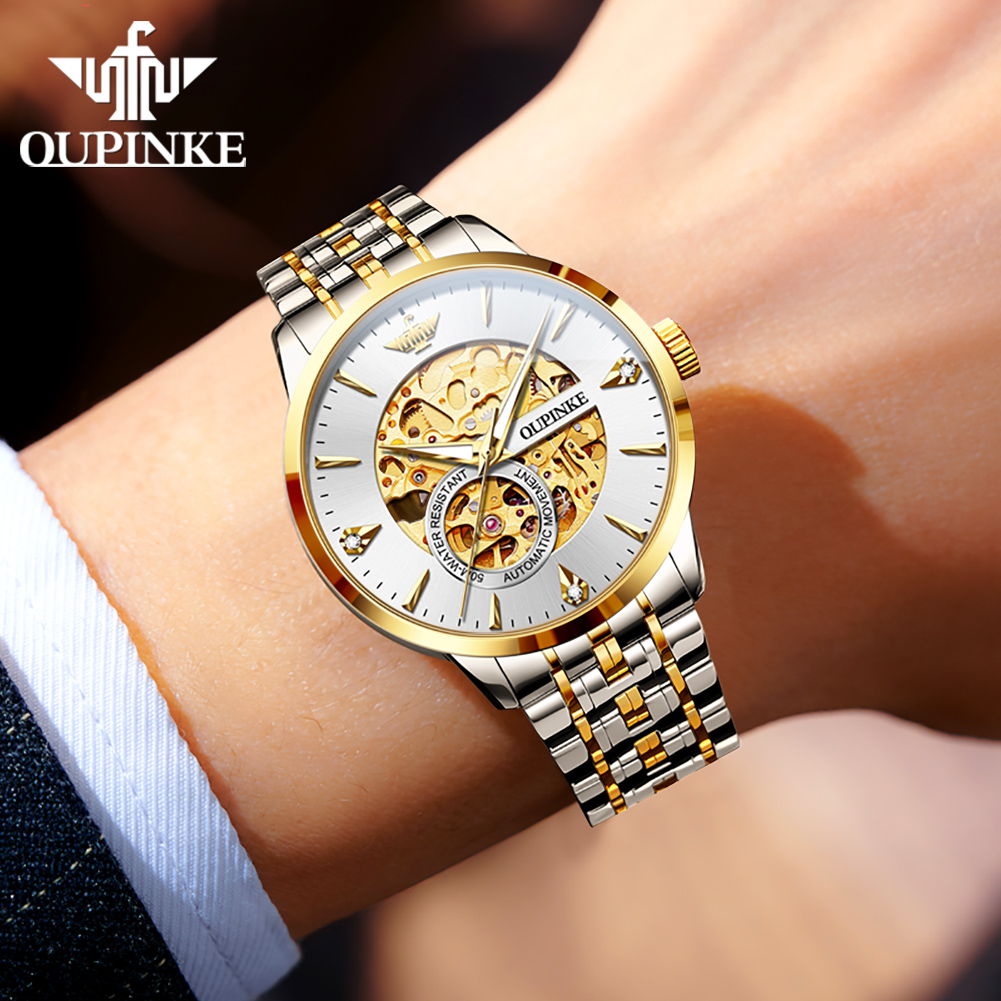 Jam Tangan Mekanik Pria OUPINK - Luxury Watch All Brands ulasan dan harga