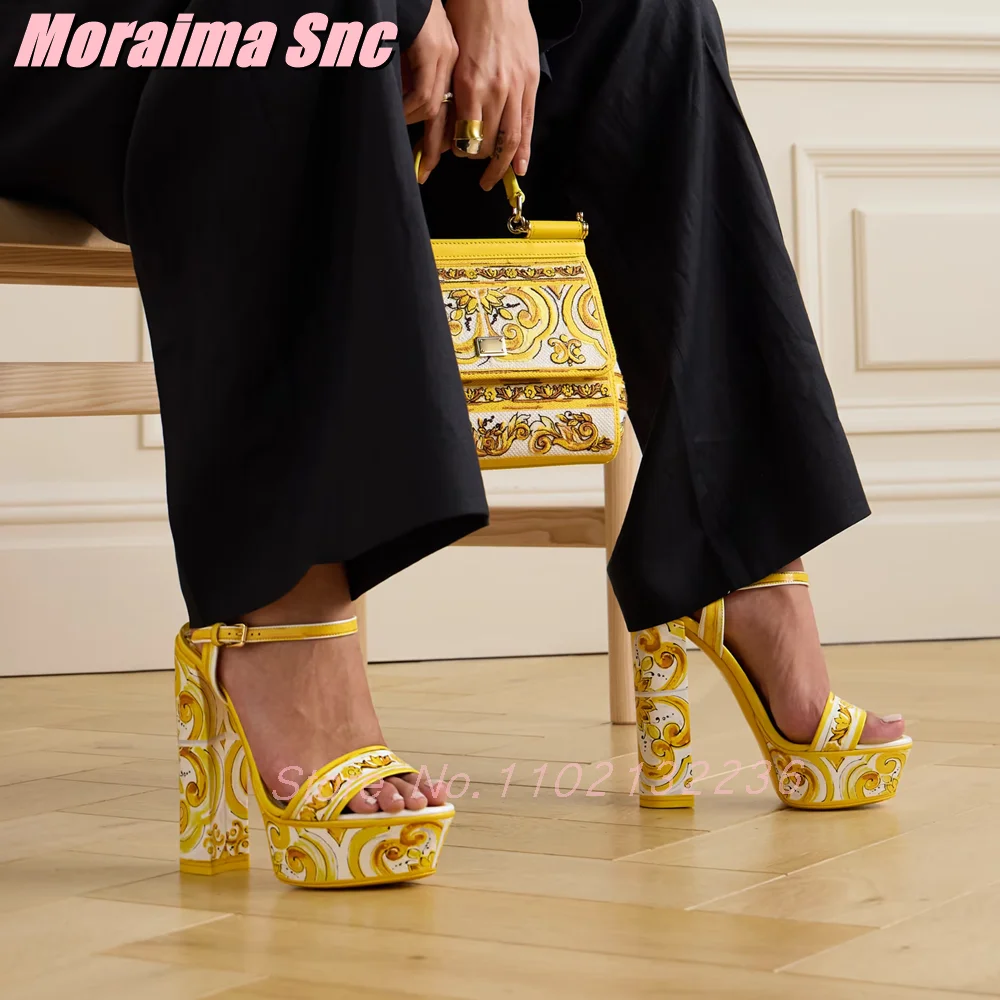Sandal Platform Cetak Mewah Bl - Luxury Watch Girl ulasan dan harga