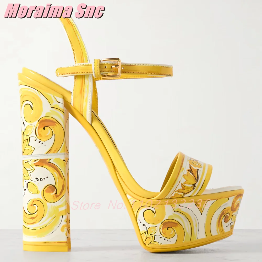 Sandal Platform Cetak Mewah Bl - Luxury Watch Girl ulasan dan harga